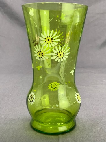Antikes glas handbemalt - antikes,