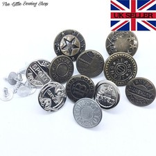 Metall Jeanshose Tack Knöpfe