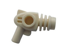Lego 2x Ray Gun in weiß Pistole Blaster Waffe Laser für Minifiguren Neu