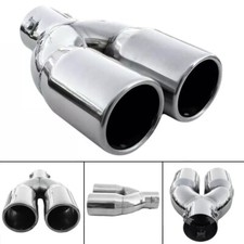 Auspuffblende Endrohr Doppel