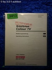 Sony Bedienungsanleitung KV 21M3D /21T3D Color TV (#3413)