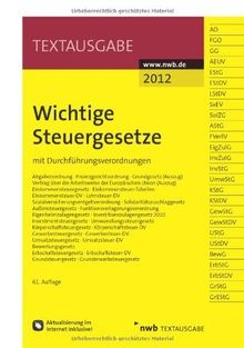 Wichtige steuergesetze mit - steuergesetze:,