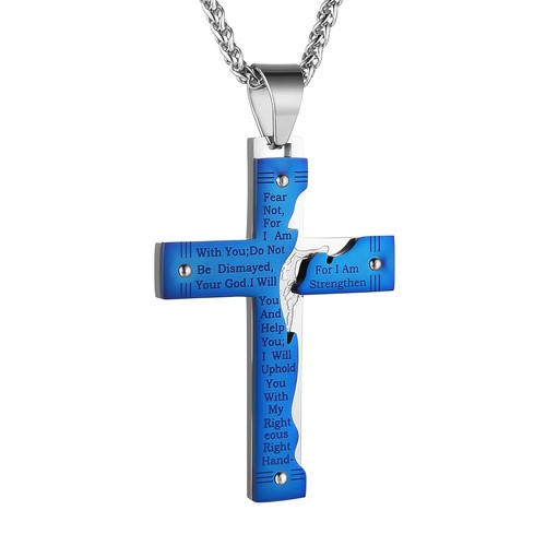 Kreuz kette für herren - kette,