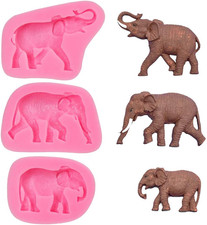 Elefant silikonform diy - elefant,