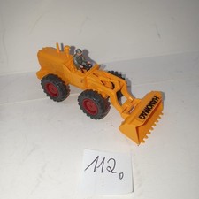 Wiking Werbemodell, Radlader mit Fahrer, Hanomag, chromgelb