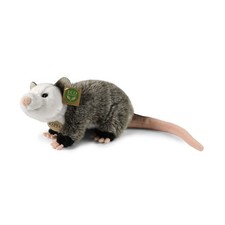 Kuscheltier Opossum grau/weiß