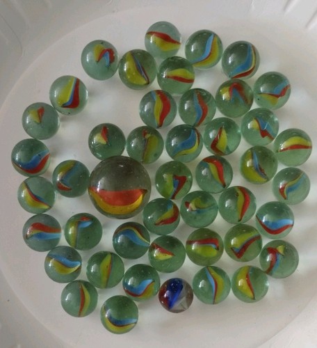 Alte murmeln glasmurmeln - 45,