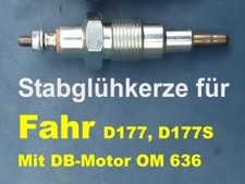 Schnellstart Stabglühkerzen Umbausatz für Fahr D177, D177S, für Motor OM 636