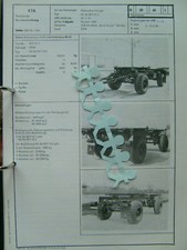 LKW IFA Anh. EGW HL 50.78 T15 Werdau 1984 DDR KFZ-Brief KTA Vorlage f. Zulassung