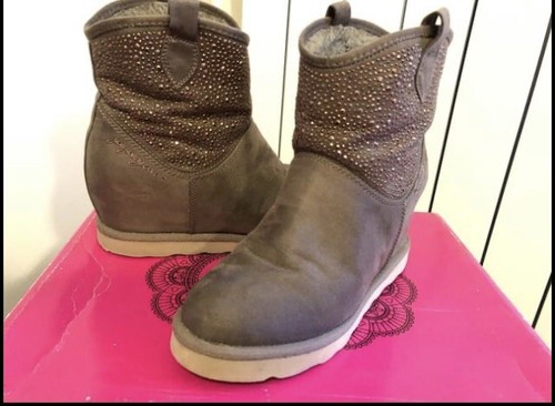 Stiefeletten mit fellbezug - stiefeletten,