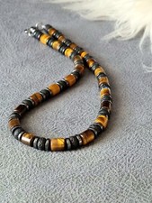 Lavastein/Tigerauge/Hämatit