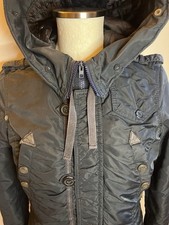 Parker mit Kapuze, Khujo,  Gr, M,  schwarz, ** spitze**