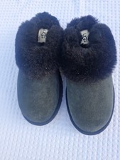 UGG Hausschuh Pantolette Damen Schwarz Gr. 39 Wie Neu Slipper