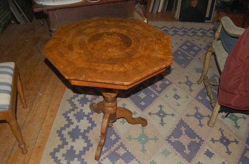 Antiker beistelltisch mit - antiker,