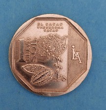 PERU 1 NUEVO SOL 2013 ⭐ EL CACAO ⭐ KM # 375