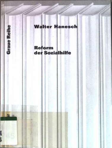 Reform der sozialhilfe - reform, eine