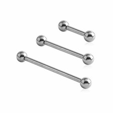 Barbell mit Kugeln 1,2 mm Augenbrauenpiercing Ohrpiercing Stahl