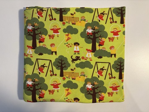 98x145 grün bunter - , stoff