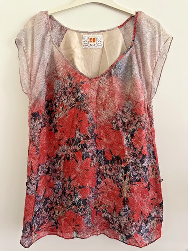 Boss orange luxus - orange, luxus-seidenbluse