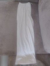 C+A Lingerie Pyjama Hose Damen XL 48 50 Rosa Gummizug Weites Bein Baumwolle