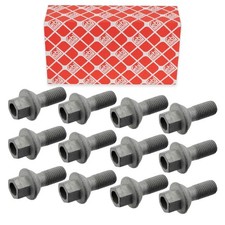 12x febi M12x1,5 Radschraube
