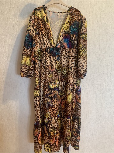 Kleid bunt schmetterlinge - kleid,