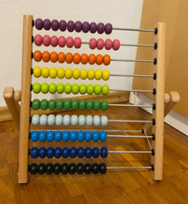 IKEA Rechenschieber Abakus Lernspielzeug Tischrechner Mehrfarbig