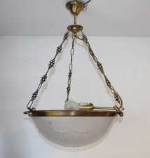 Jugendstil Lampe Leuchte 1900 20er Jahre Italy Bauhaus Altbau Villa Messing