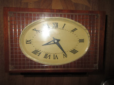Vintage wood clock" MAJAK" 