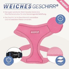 Puppia Hundegeschirr super weich Antizug Bauch L  50 - 73 cm⭐unbenutzt + Etikett