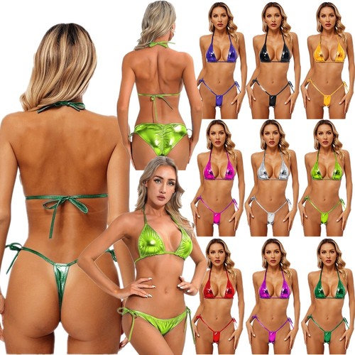 Damen shiny metallic sexy - de,