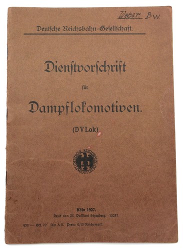 Dienstvorschrift für
