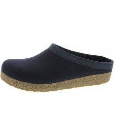 Haflinger Grizzly Torben Damen Pantoffel in Blau