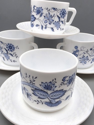 Vintage arcopal france blaue - vintage,