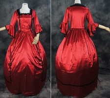 V-13 S/M/L/XL/XXL Rot Red Victorian Gothic Lolita Ball-Kostüm dress costume