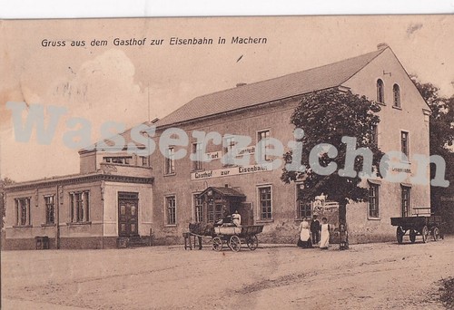 Gel gasthof zur eisenbahn - ak,