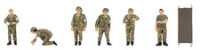 FALLER Military Figuren Spur H0 / 1:87 Soldaten im Sanitätsdienst #151752