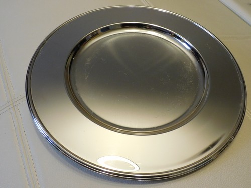 Versilberte platzteller von - versilberte,