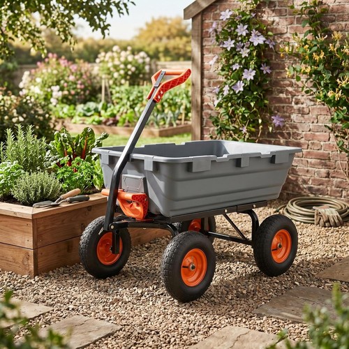 Gartenwagen mit kippfunktion - gartenwagen,