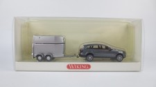 Wiking H0 0660341 Audi Q7 mit Pferdeanhänger NEU & OVP CH23520