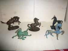 Deko Figuren Pferde Konvolut Metall Sonstige