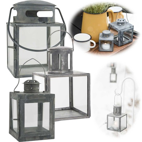 Mini metall teelicht windlicht - metall,