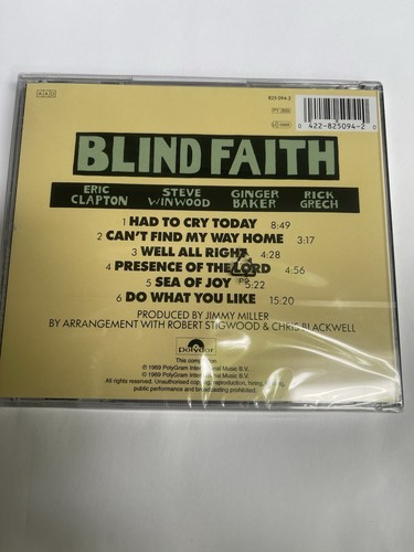 Blind faith eric clapton - faith,