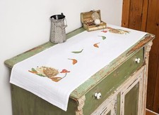 Stickpackung Igel Tischläufer