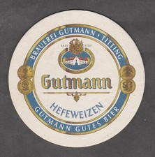 Bierdeckel - Coaster - Beermat ,  Brauerei GUTMANN , Titting / Oberbayern #1271#