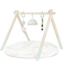 B. Toys Spieltrapez Spielbogen für Babys aus Holz mit Krabbeldecke B-Ware