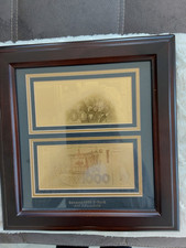 Banknote 1000 Deutsche Mark in Gold 