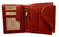 Damen Geldbörse Naturleder