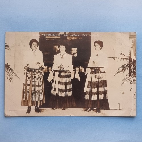 Rotoua postkarte 1908 echtfoto - rotoua,