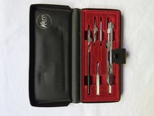 KERN SWISS/Aarau Zirkel Reisszeug im Etui